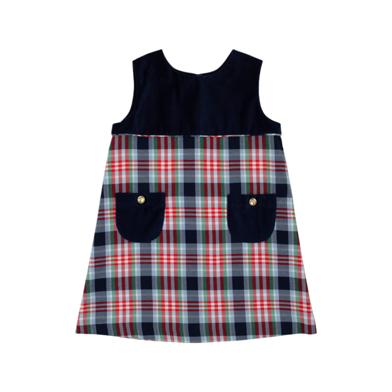 The Beaufort Bonnet Company TBBC Jill Jumper Velveteen - NN/Covington Cottage Plaid