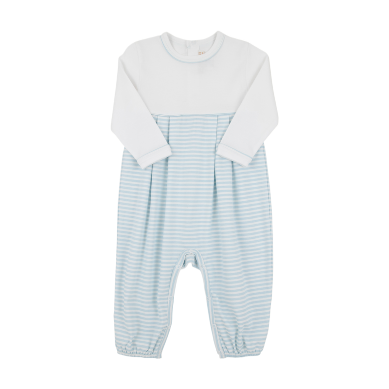 The Beaufort Bonnet Company TBBC Bradford Romper - WAW/BB Stripe