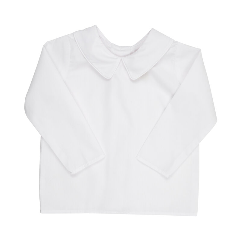 The Beaufort Bonnet Company TBBC Peter Pan Collar Shirt Onesie - WAW