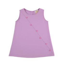 The Beaufort Bonnet Company TBBC Blake Button Dress - Valley High Violet/Winter Park Pink