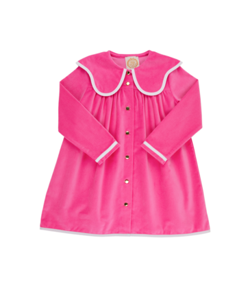The Beaufort Bonnet Company TBBC Tabitha's Teacher's Pet Dress Velveteen - Winter Park Pink/WAW