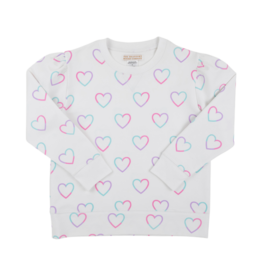 The Beaufort Bonnet Company TBBC Cassidy Comfy Crewneck Puff Sleeve - Have a Little Heart