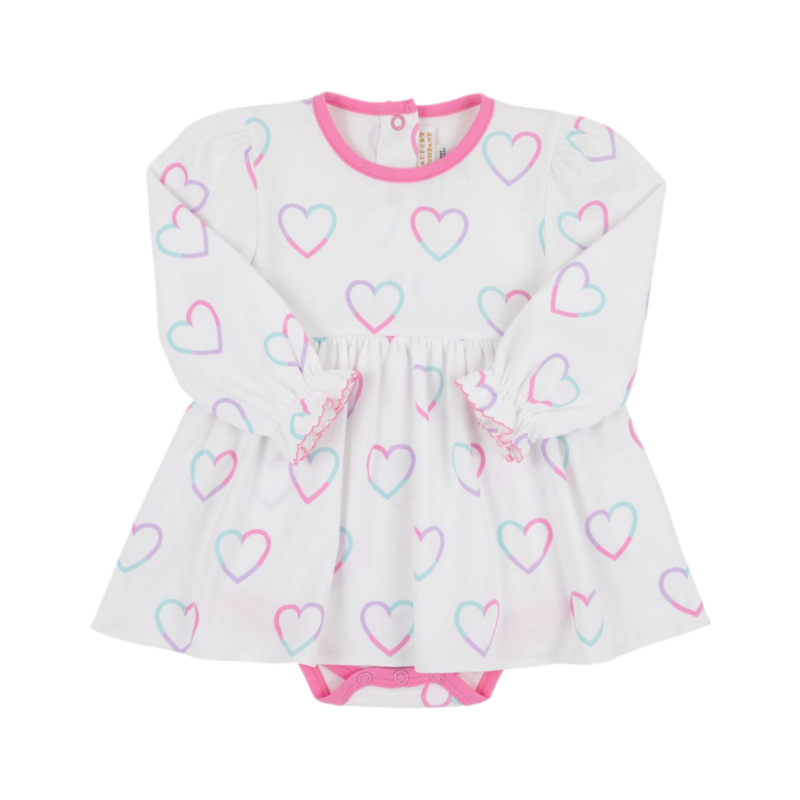 The Beaufort Bonnet Company TBBC Daisy Diaper Cover Dress - Have a Little Heart