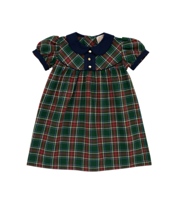 The Beaufort Bonnet Company TBBC Dale Dress - Pinehill Plaid/Nantucket Navy