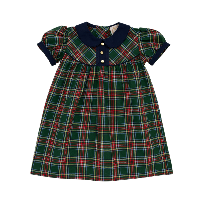 The Beaufort Bonnet Company TBBC Dale Dress - Pinehill Plaid/Nantucket Navy