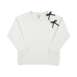 The Beaufort Bonnet Company TBBC Cassidy Comfy Crewneck Quilted - Palmetto Pearl/Bows