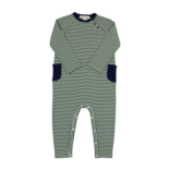 The Beaufort Bonnet Company TBBC Rayburn Romper - Grier Green and Palmetto Pearl Stripe/NN