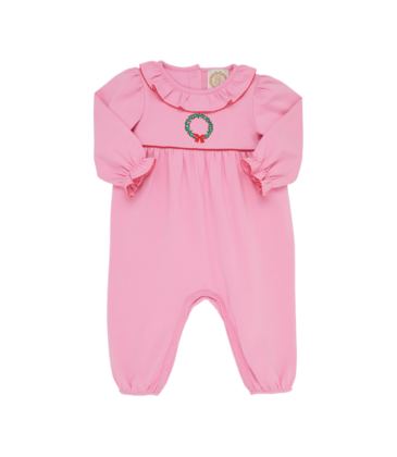 The Beaufort Bonnet Company TBBC Ramona Ruffle Romper - HHP/KKG/Wreath