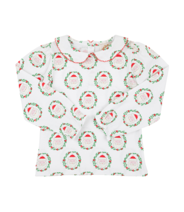 The Beaufort Bonnet Company TBBC Maude's Peter Pan Collar Shirt - North Pole Portrait/RR