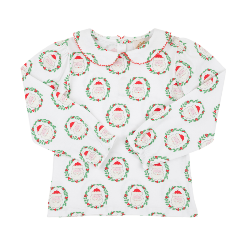 The Beaufort Bonnet Company TBBC Maude's Peter Pan Collar Shirt - North Pole Portrait/RR