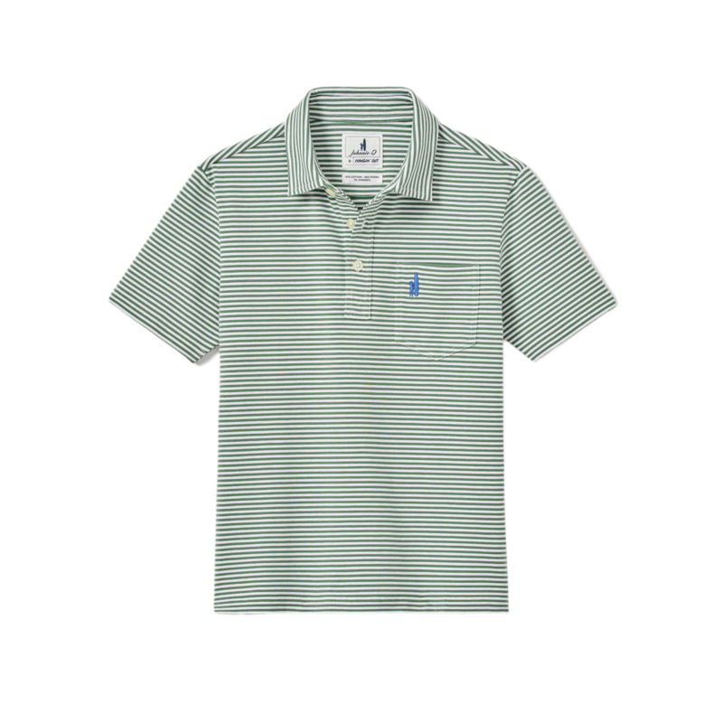 Johnnie-O Jacks Stripe Original Polo - Buoy