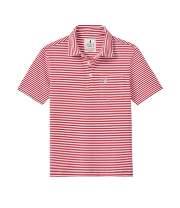 Johnnie-O Jacks Stripe Original Polo - Bronco