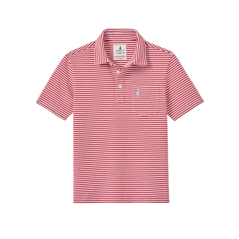 Johnnie-O Jacks Stripe Original Polo - Bronco