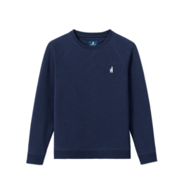 Johnnie-O Freeman Crewneck Fleece Sweatshirt - Midnight Navy