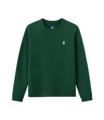 Johnnie-O Freeman Crewneck Fleece Sweatshirt - Green