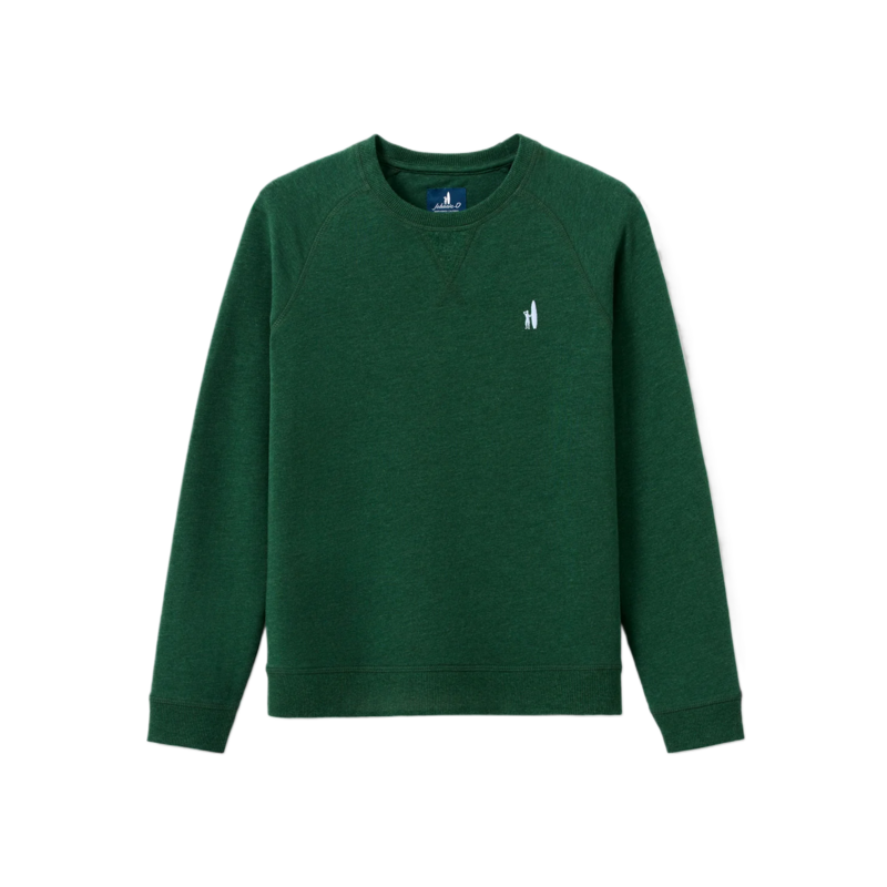 Johnnie-O Freeman Crewneck Fleece Sweatshirt - Green