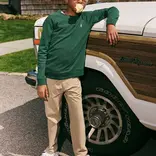 Johnnie-O Freeman Crewneck Fleece Sweatshirt - Green