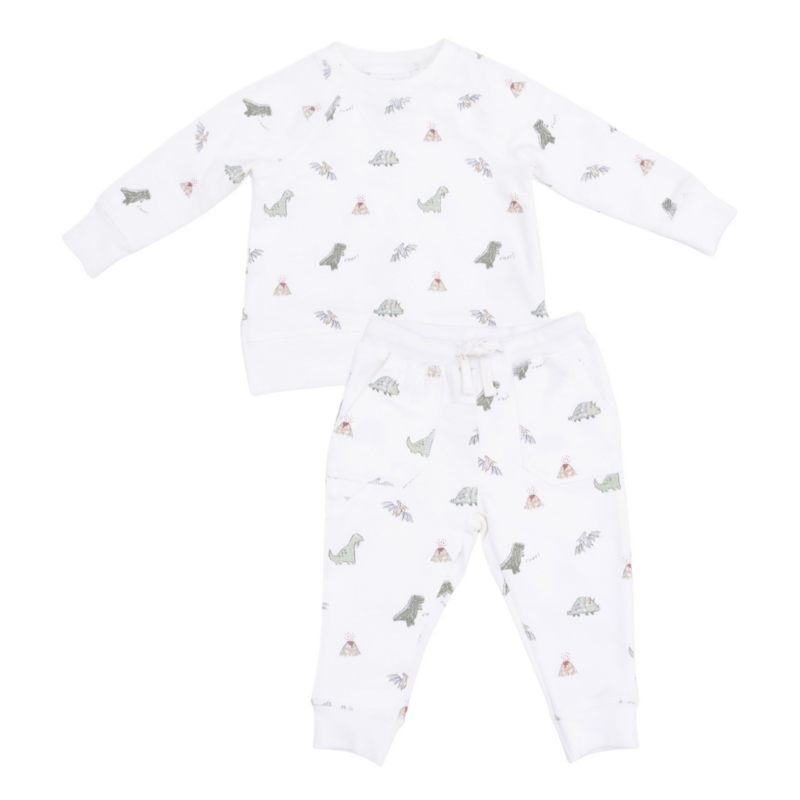 Angel Dear Angel Dear Sweatshirt & Jogger Set - Dinos