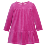 Bisby Bisby Magenta Velour Lisle Dress