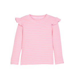 Bisby Bisby Pale Pink Stripe Sadie Tee