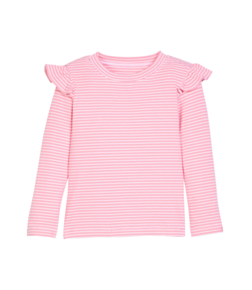 Bisby Bisby Pale Pink Stripe Sadie Tee