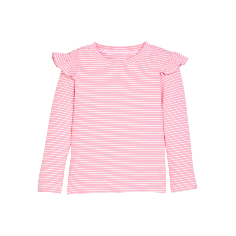 Bisby Bisby Pale Pink Stripe Sadie Tee