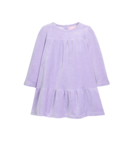 Bisby Bisby Lavender Velour Lisle Dress