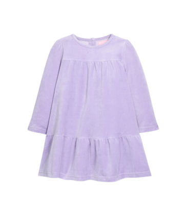 Bisby Bisby Lavender Velour Lisle Dress