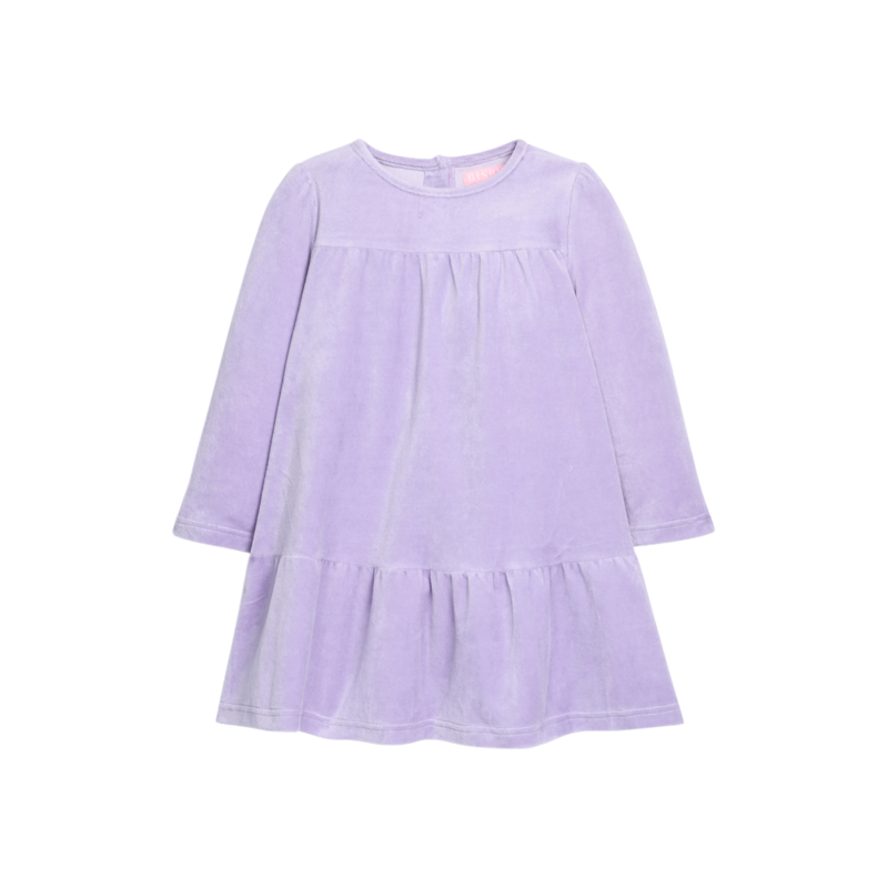 Bisby Bisby Lavender Velour Lisle Dress