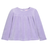 Bisby Bisby Lavender Velour Lisle Top