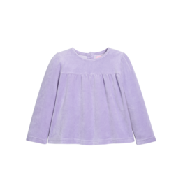 Bisby Bisby Lavender Velour Lisle Top