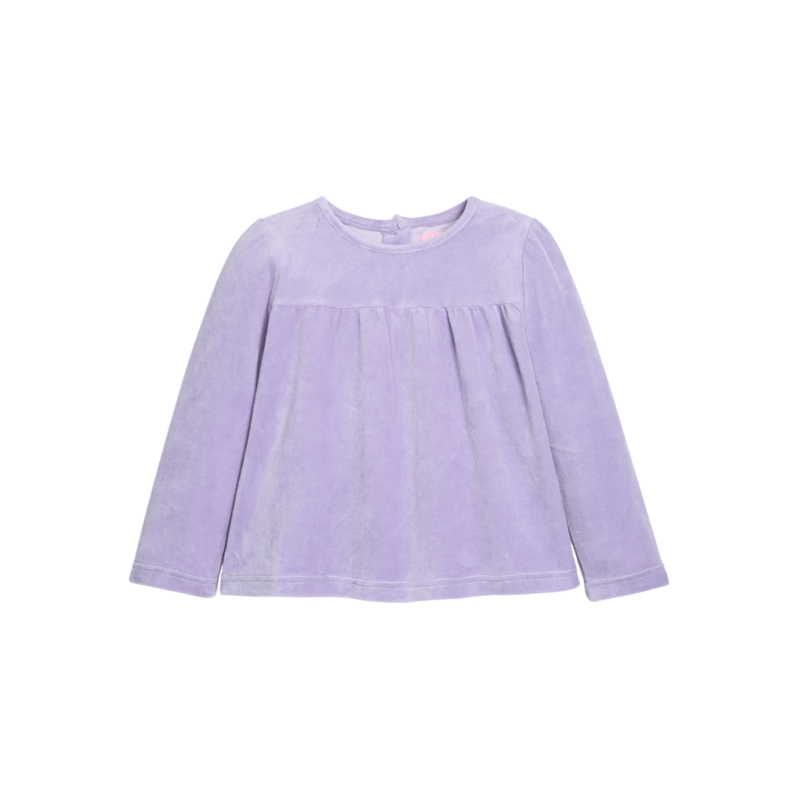 Bisby Bisby Lavender Velour Lisle Top