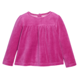 Bisby Bisby Magenta Velour Lisle Top