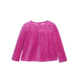 Bisby Bisby Magenta Velour Lisle Top
