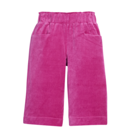Bisby Bisby Magenta Velour Palazzo Pants