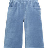 Bisby Bisby Dusty Blue Velour Palazzo Pants
