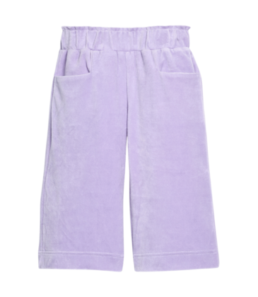 Bisby Bisby Lavender Velour Palazzo Pants