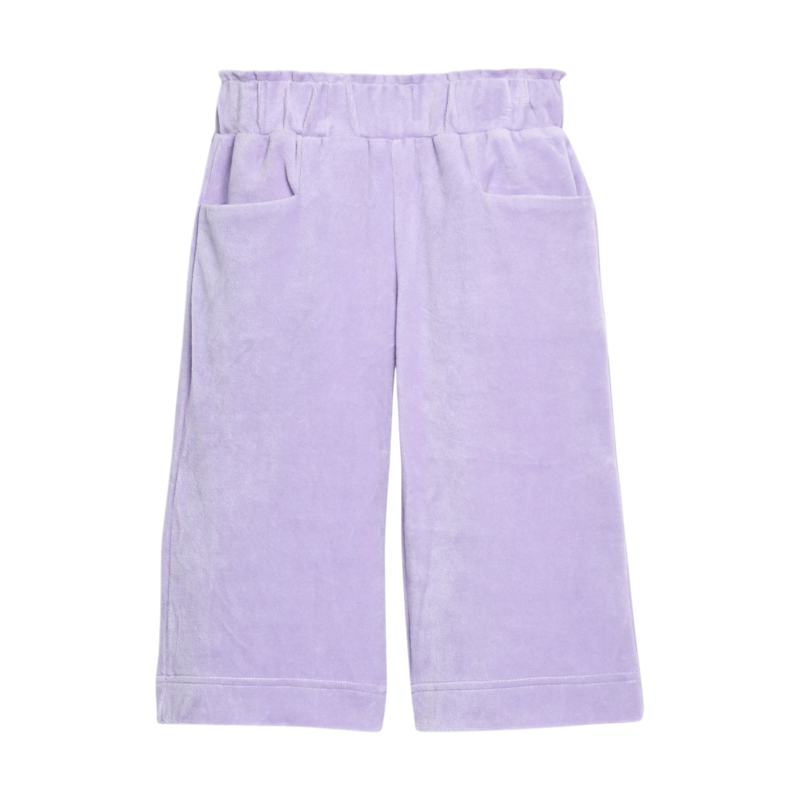 Bisby Bisby Lavender Velour Palazzo Pants