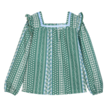 Bisby Bisby Fairfield Forest Stripe Adams Top