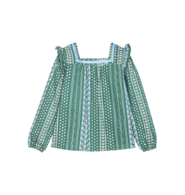 Bisby Bisby Fairfield Forest Stripe Adams Top