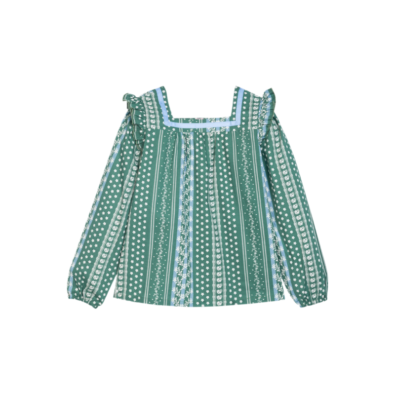 Bisby Bisby Fairfield Forest Stripe Adams Top