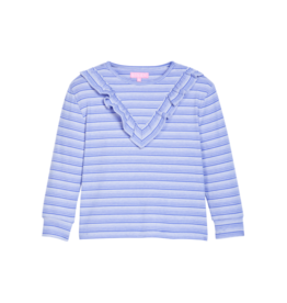 Bisby Bisby Blue Sparkle Stripe Aspen Tee