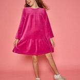 Bisby Bisby Magenta Velour Lisle Dress