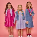 Bisby Bisby Lavender Velour Lisle Dress