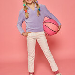 Bisby Bisby Lavender Velour Polo Pullover