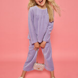 Bisby Bisby Lavender Velour Palazzo Pants