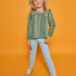 Bisby Bisby Fairfield Forest Stripe Adams Top
