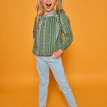 Bisby Bisby Fairfield Forest Stripe Adams Top