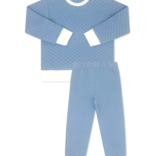 Lullaby Set Lullaby Set Harris Quilted Playsuit - Baylor Blue