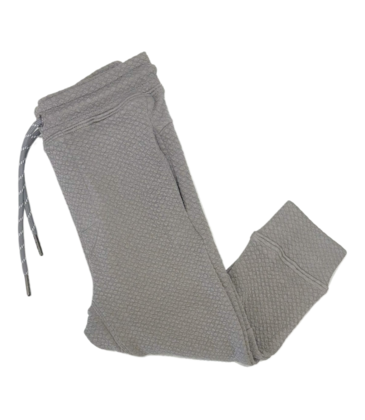 Meripex Meripex Quilted Joggers - Light Grey